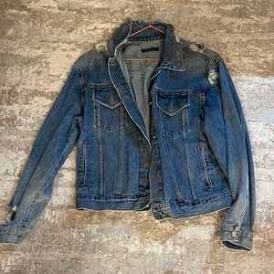 Great condition ripped demin jacket
